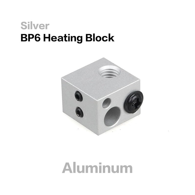 Aluminium Heat Block High Temp Silicone Sock for Extruder HotEnd 3D Printer Accessories Alu Silver Red - Image 3