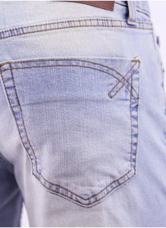 GIORDANO Men's Low Rise Skinny Jeans - Blue  - Image 4