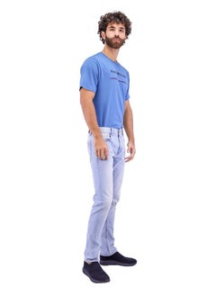 GIORDANO Men's Low Rise Skinny Jeans - Blue  - Image 1