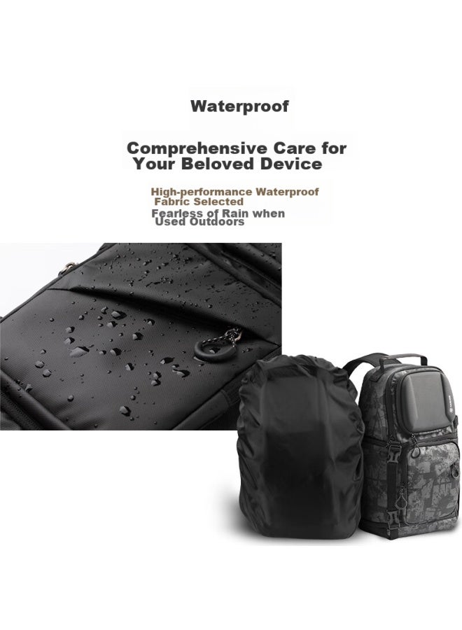 Tarion Camera Bag, Shoulder Photography Bag, Waterproof, Casual, Portable, Crossbody Bag, Canon Dslr And Mirrorless Camera Bag, Trs, Camouflage Color - Image 4