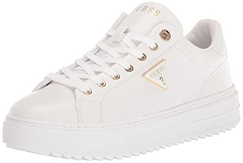 GUESS Women's DENESA Sneaker, White 145, 9.5 - Image 4