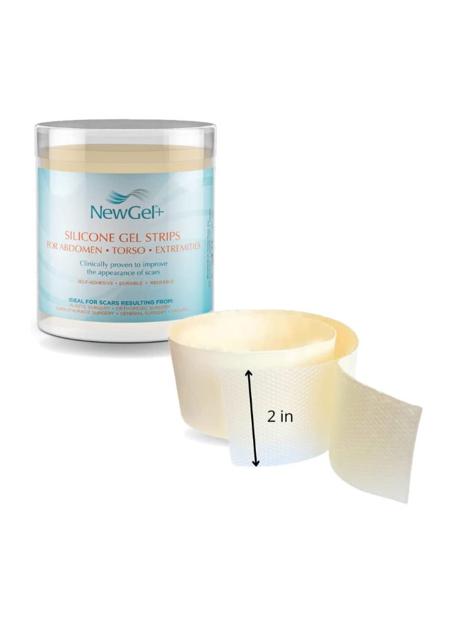NewGel+ Abdomen Scar Removal Silicon Strips  - Image 1