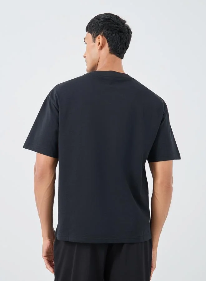 Styli Styli LA Graphic Print Crew Neck Oversized T-Shirt