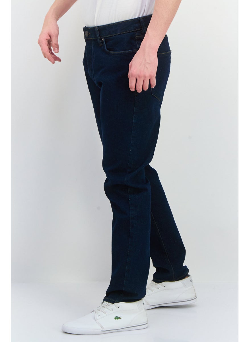 Men Slim Fit Plain Stretchable Jeans, Navy - pzsku/Z23782D0CA46124269472Z/45/_/1739196959/d4881d5a-e70b-4b7e-a4c2-eae4ec3140a8