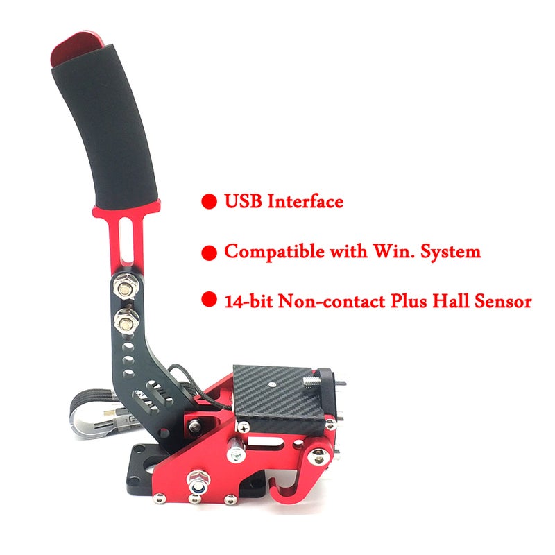 14Bit PC USB Handbrake Simulate Linear Handbrake for Racing Games Replacement for Logitech G27 G29 (Only Support PC System) - Image 4
