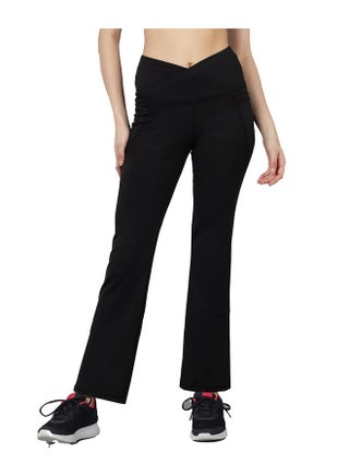 Rock Paper Scissors Premium Flare Gym Pants High Waist Stretchable Flared Leggings with Pockets & Cross Belt Gym wear/Active Wear Tights Yoga Pants Zumba/Dance Womens Workout Tights Gym Tight Black - pzsku/Z23783510CF8BB57E0E66Z/45/_/1740982437/48d49640-b420-4244-bfdb-a3960f66d741