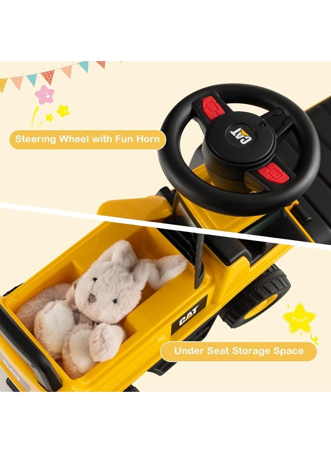 CAT - Children's Boat Tambourine Car Toy – Fun, Interactive Ride-On Vehicle with Musical Sounds, Colorful Design, and Durable Wheels for Toddlers, Boys & Girls Ages 1-3 - Image 1