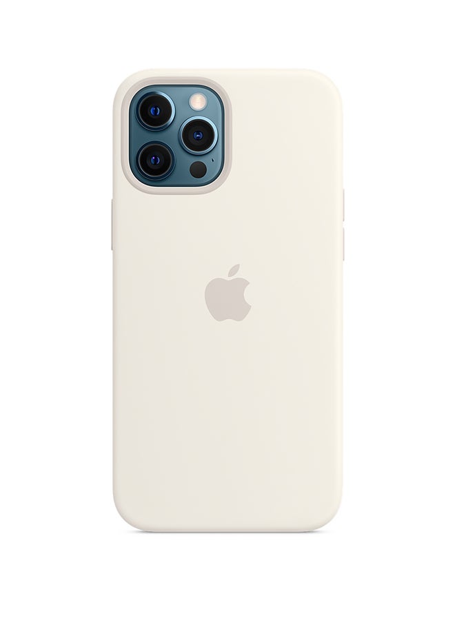 iPhone 12 Pro Max Silicone Case with MagSafe White