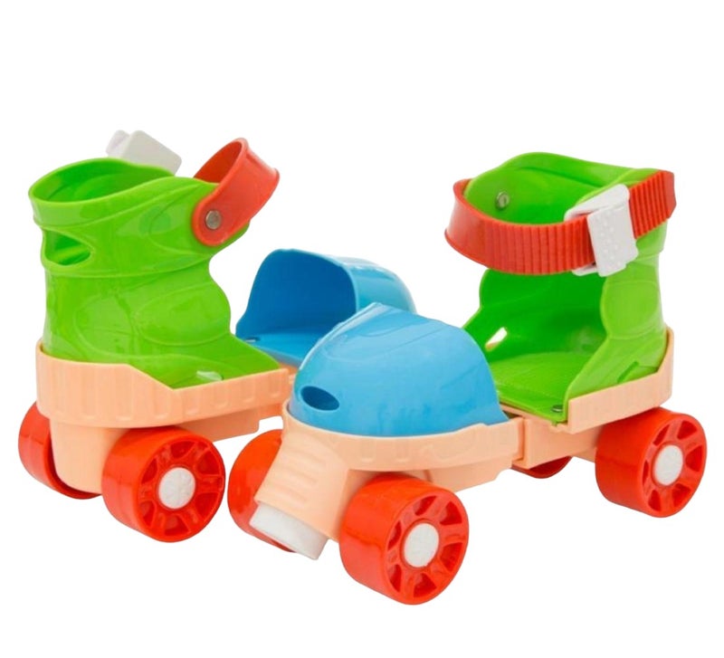 حذاء التزلج الدوارة القابلة للتعديل للأطفال، متعددة الألوان - T-34 - Image 1