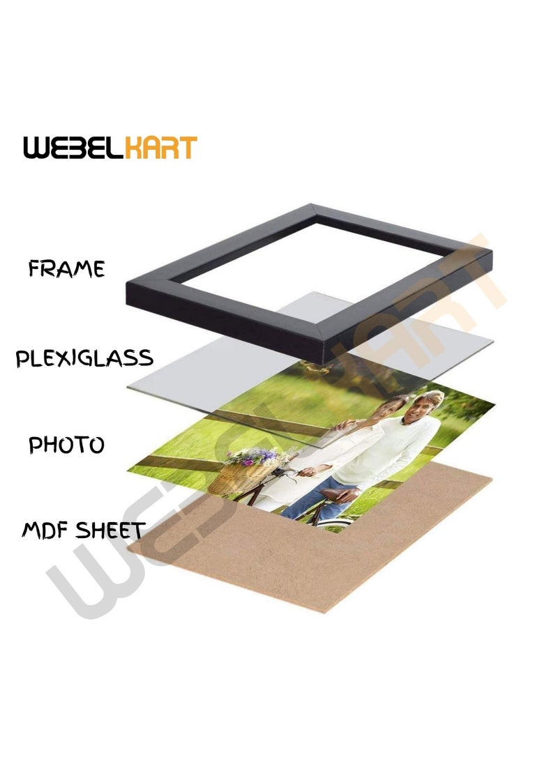Webelkart Webelkart Premium Motivational/Inspirational Quote Synthetic Photo Frame for Wall, Office, Study Room Decoration Poster Framed with Plexi Glass, Size - 10 x 10 inch, Multicolour  - Image 3