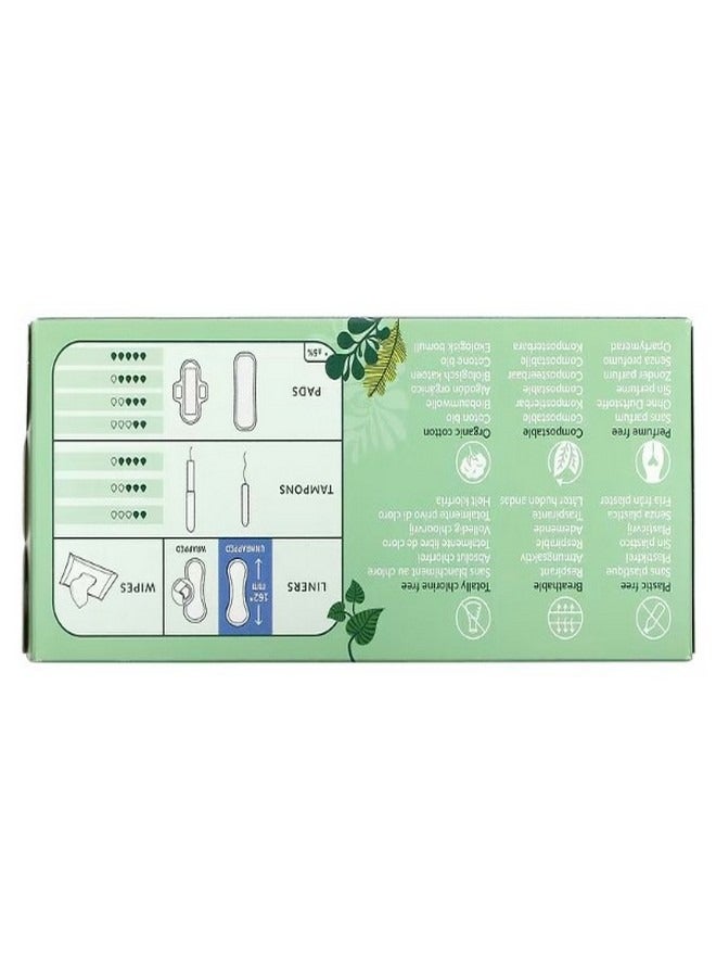 NATRACARE Panty Liners Organic Cotton Ultra Thin 22 Liners - Image 2