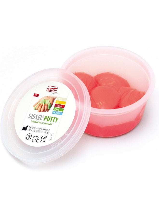 SISSEL Putty Red Medium | Hand & Finger Strengthening & Rehabilitation Putty | For Muscle Development & Recovery - Image 1