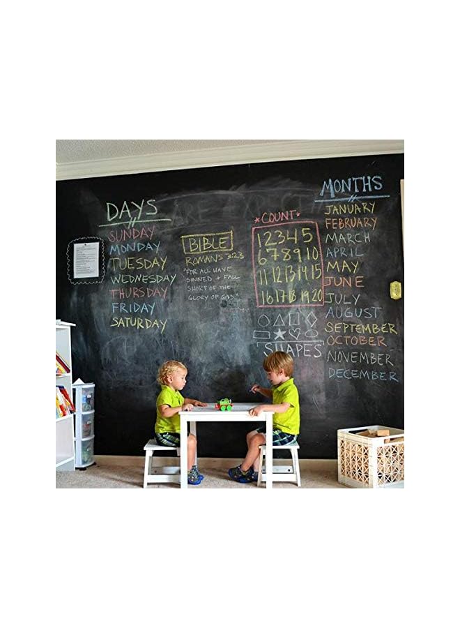 PROMASS Blackboard Chalkboard Vinyl Wall Stickers (60x200cm) - Image 3