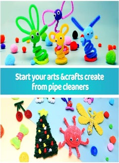 Generic Pipe Cleaners, 200pcs Chenille Stems, Pipe Cleaners for Crafts, Pipe Cleaner Crafts for Art and Craft Projects Creative DIY Decorations, 20 Colors  - Image 5