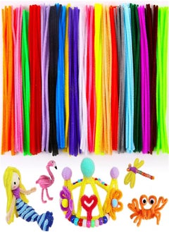 Generic Pipe Cleaners, 200pcs Chenille Stems, Pipe Cleaners for Crafts, Pipe Cleaner Crafts for Art and Craft Projects Creative DIY Decorations, 20 Colors  - Image 1