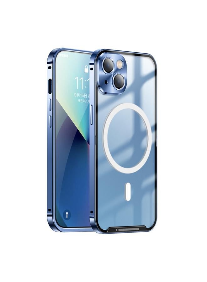 S-TOP Case For iPhone 13 MagSafe Frosted Metal Phone Case - Image 1