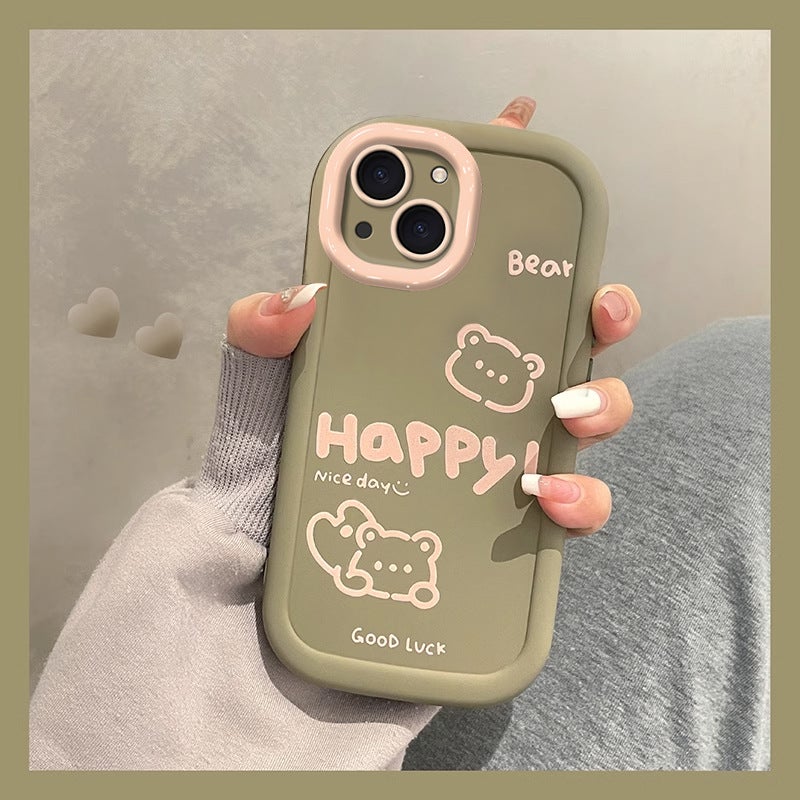 Suitable for Apple 15Pro Mobile Phone Case 14Plus Cute Iphone13 Fashion 12Mini Silicone 11 Graffiti Small - Image 2