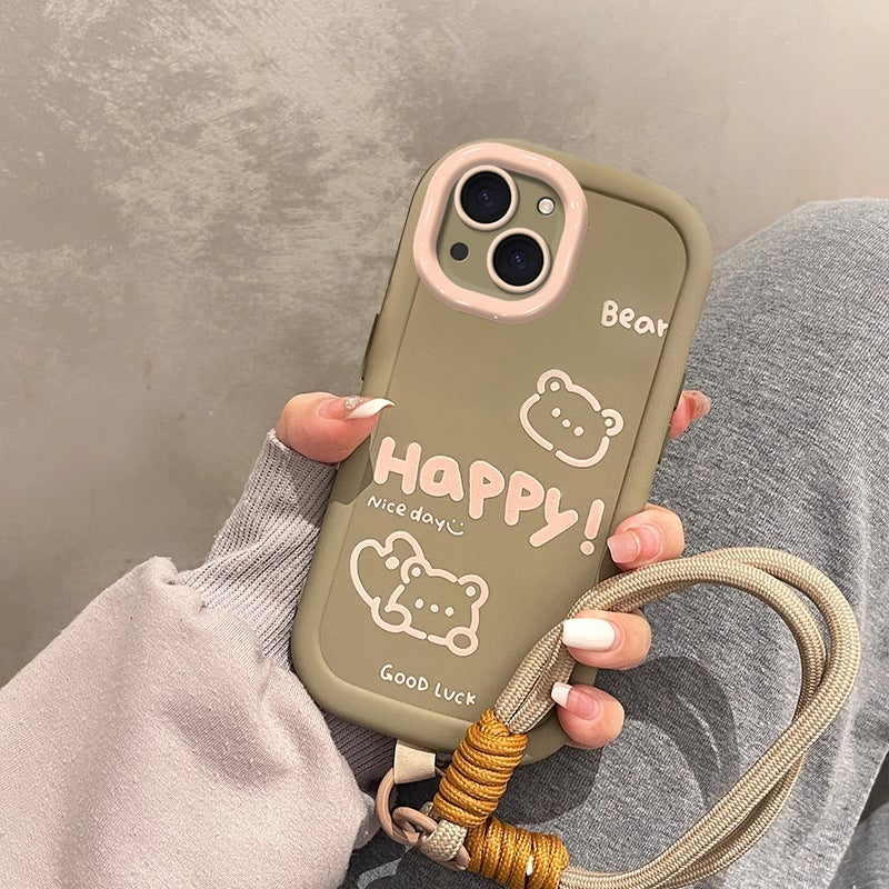 Suitable for Apple 15Pro Mobile Phone Case 14Plus Cute Iphone13 Fashion 12Mini Silicone 11 Graffiti Small - Image 5