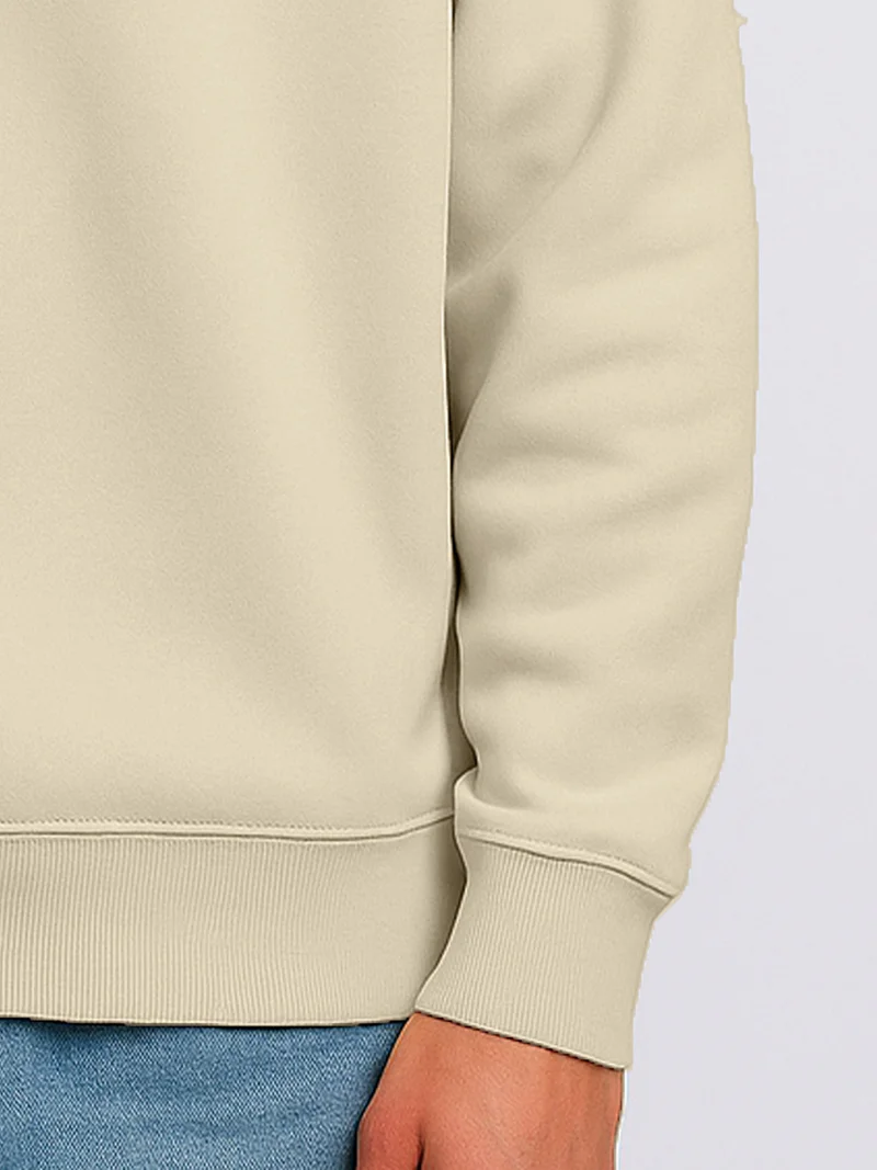 Maniac  Maniac Mens Embroidery Full Sleeve Round Biscuit Cotton Fleece Sweatshirt for Men | Best Price UAE