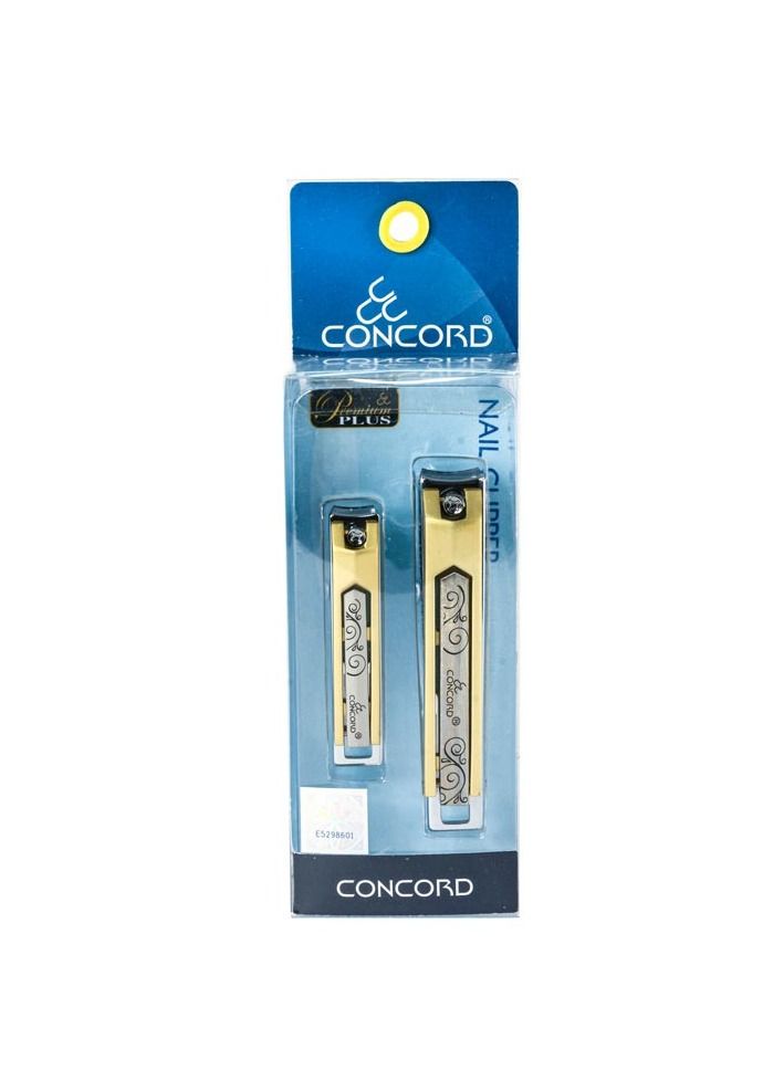 CONCORD Nail Clippers 2 pcs Set B3001/2-30 / Duo - gold - Image 3