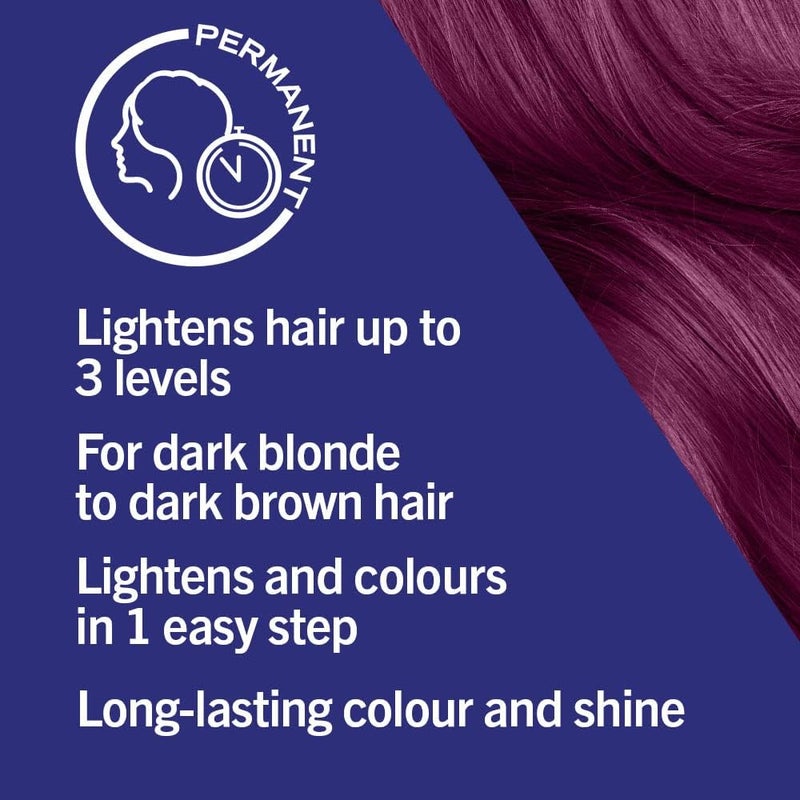 LIVE Schwarzkopf Color XXL Luminance L76 Ultra Violet Permanent Hair Colour - Image 3