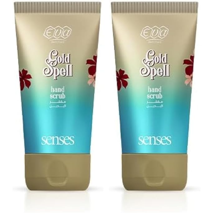 Eva Skin Care Senses Hand Scrub Gold Spell 50 Ml (Pack of 2)