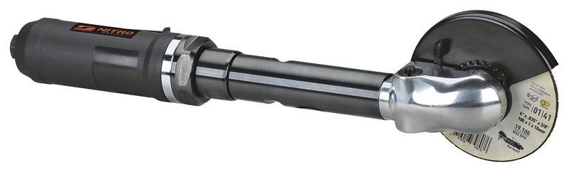 Dynabrade (ECU4) 4" Diameter Extension Right Angle Cut-Off Tool | 3/8"-24 Spindle, 1 hp 14000 RPM Pneumatic Motor | Accepts 4" Diameter Type 41 Reinforced Cut-Off Wheels - Image 5