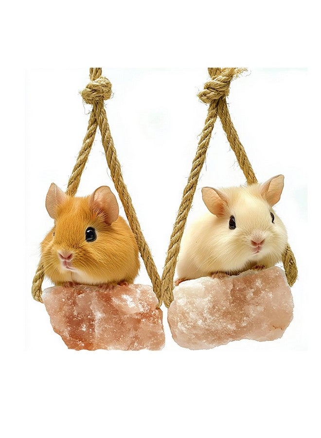 KR. LIF 6 Count Rabbit Treats Salt Lick for Small Pets Rabbit cage Accessories | Bunny Treats for Rabbit chew Toys pet Rock Guinea Pig Accessories - Image 5