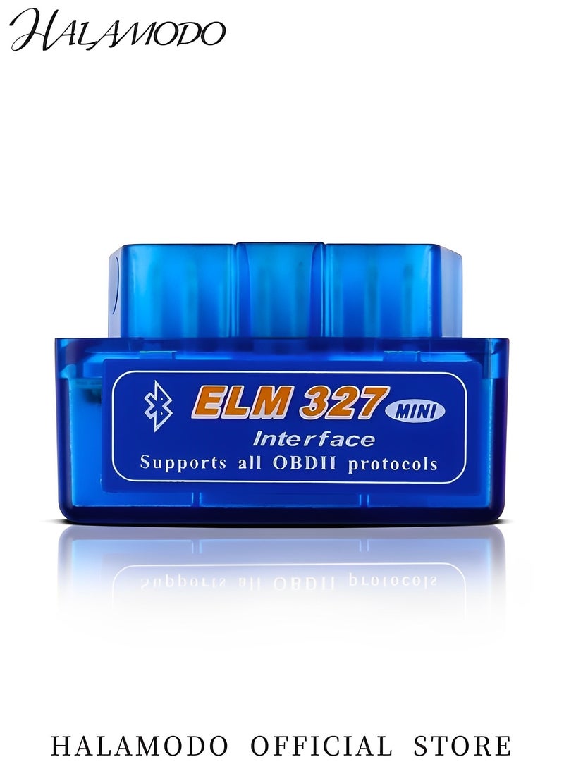 Halamodo Mini ELM327 OBDII Car Diagnostic Scan Professional Bluetooth Scan Tool and Code Reader for Android & PC Car Auto Diagnostic Scanner - Image 2