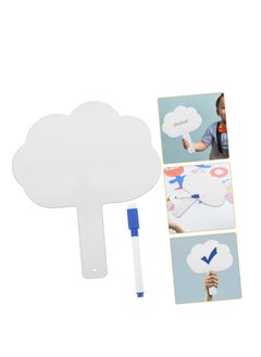 Excefore Double Sided Dry Erase Answer Board, Quick Response White board, Handheld White Board with Handle, Reusable Answer Board Answer,Suitable for Classroom Teaching Office Meeting (2Set, 2Pen）  - Image 5