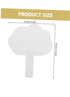 Excefore Double Sided Dry Erase Answer Board, Quick Response White board, Handheld White Board with Handle, Reusable Answer Board Answer,Suitable for Classroom Teaching Office Meeting (2Set, 2Pen）  - Image 3
