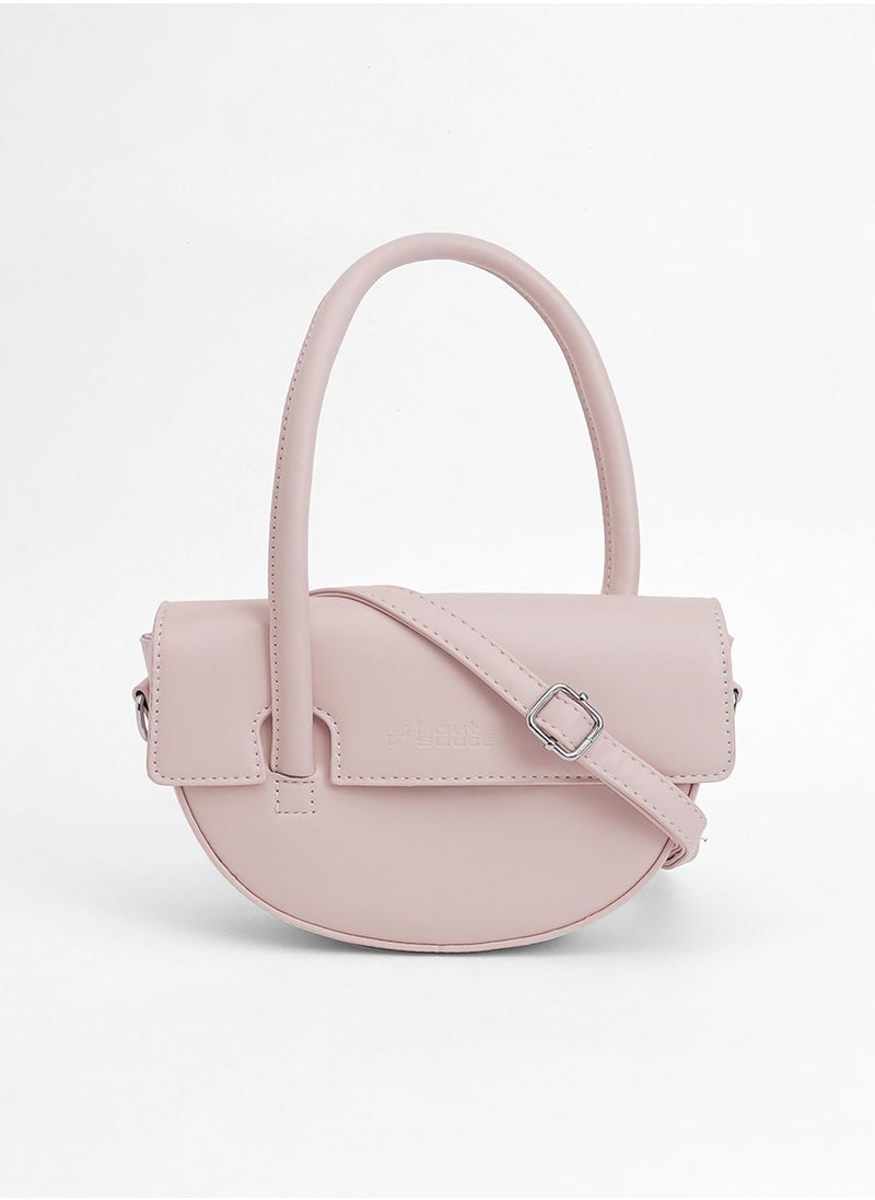 Haute Sauce The Verve Hand Bag - Soft Pink  - Image 4
