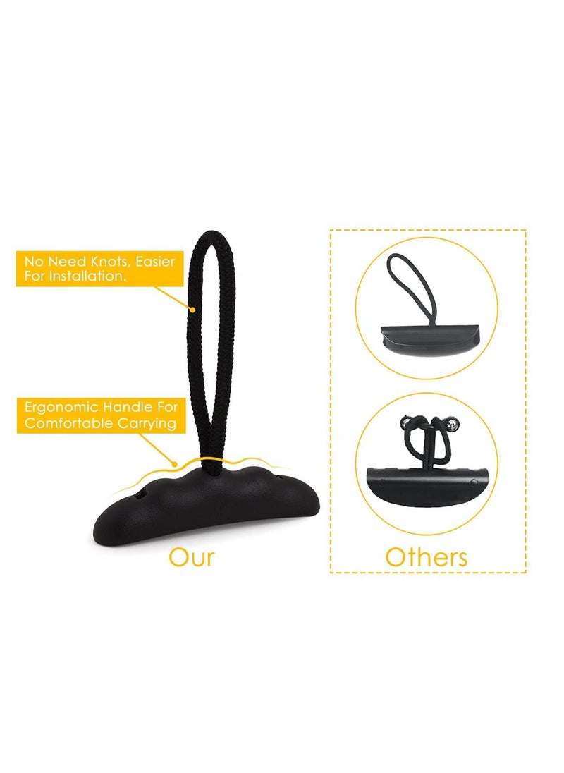 SYOSI SYOSI, Kayak Carry Handles 2 Pack, Ultra Heavy Duty T-handle Bungee, Replacement Installation Handles Ropes Kit, Kayak and Boat Boating Surfing Accessories  - Image 5