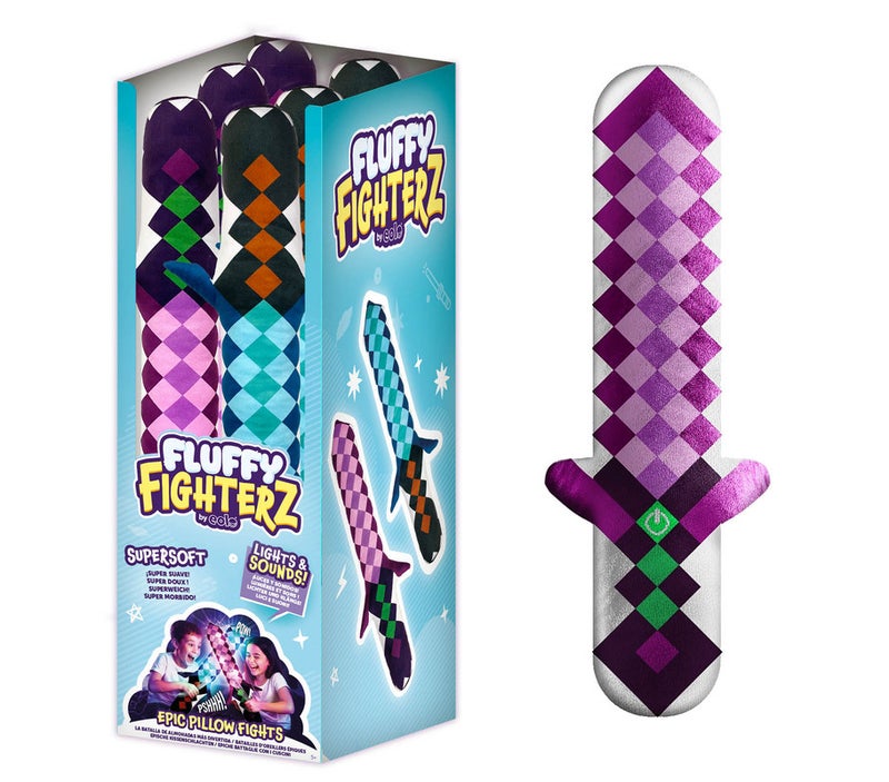 EOLO Fluffy Fighterz Sword- Assorted. - Pink - Image 3