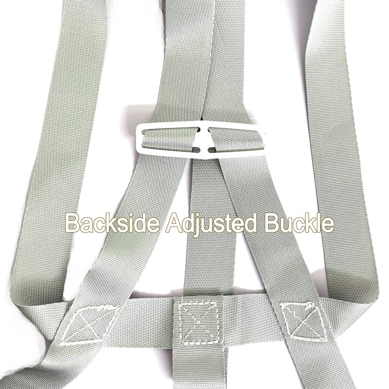 ZARPMA High Chair Straps, Universal Replacement Harness Strap Belt for Chair Compatible for Tripp Trapp Stokke HighChair (Grey) - Image 5