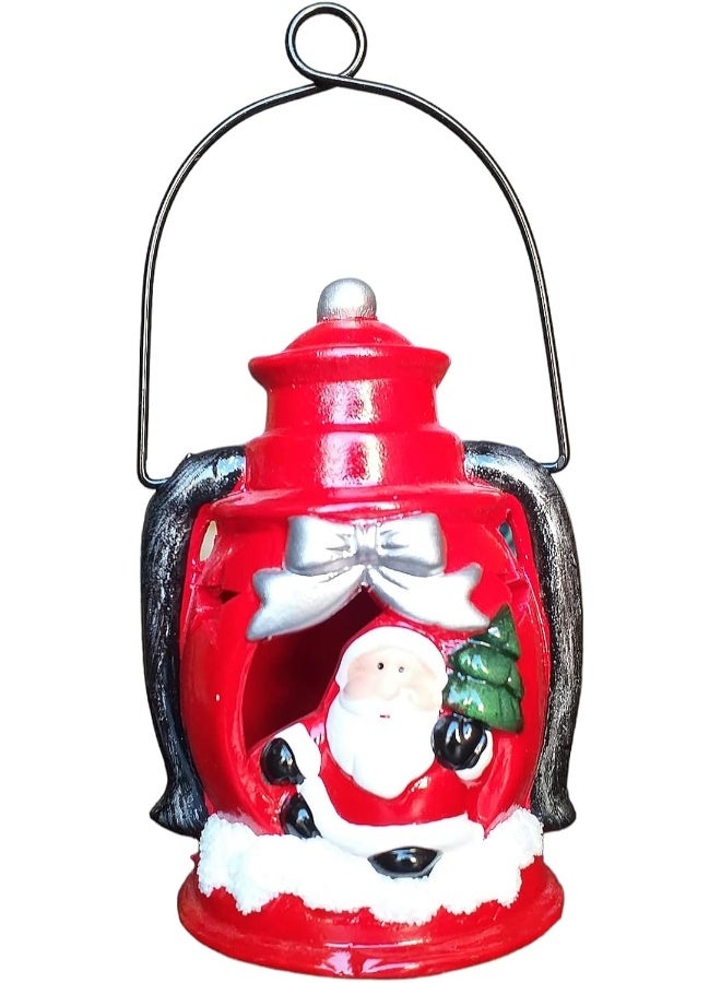 فانوس عيد الميلاد LED ريترو صغير لتزيين عيد الميلاد – أضواء عيد الميلاد LED لتزيين ضوء الشمعة، هدايا عيد الميلاد - Image 1