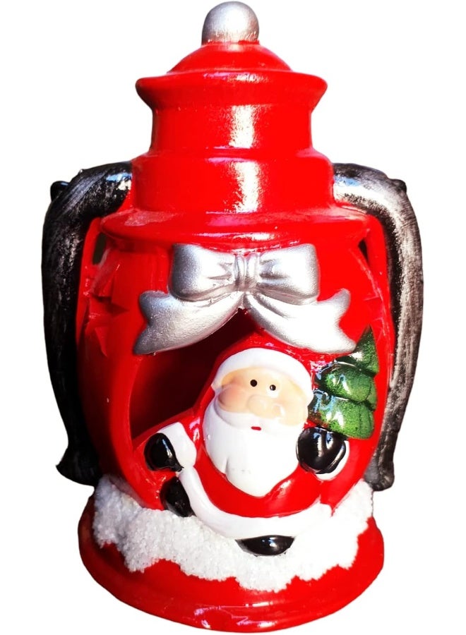 فانوس عيد الميلاد LED ريترو صغير لتزيين عيد الميلاد – أضواء عيد الميلاد LED لتزيين ضوء الشمعة، هدايا عيد الميلاد - Image 2