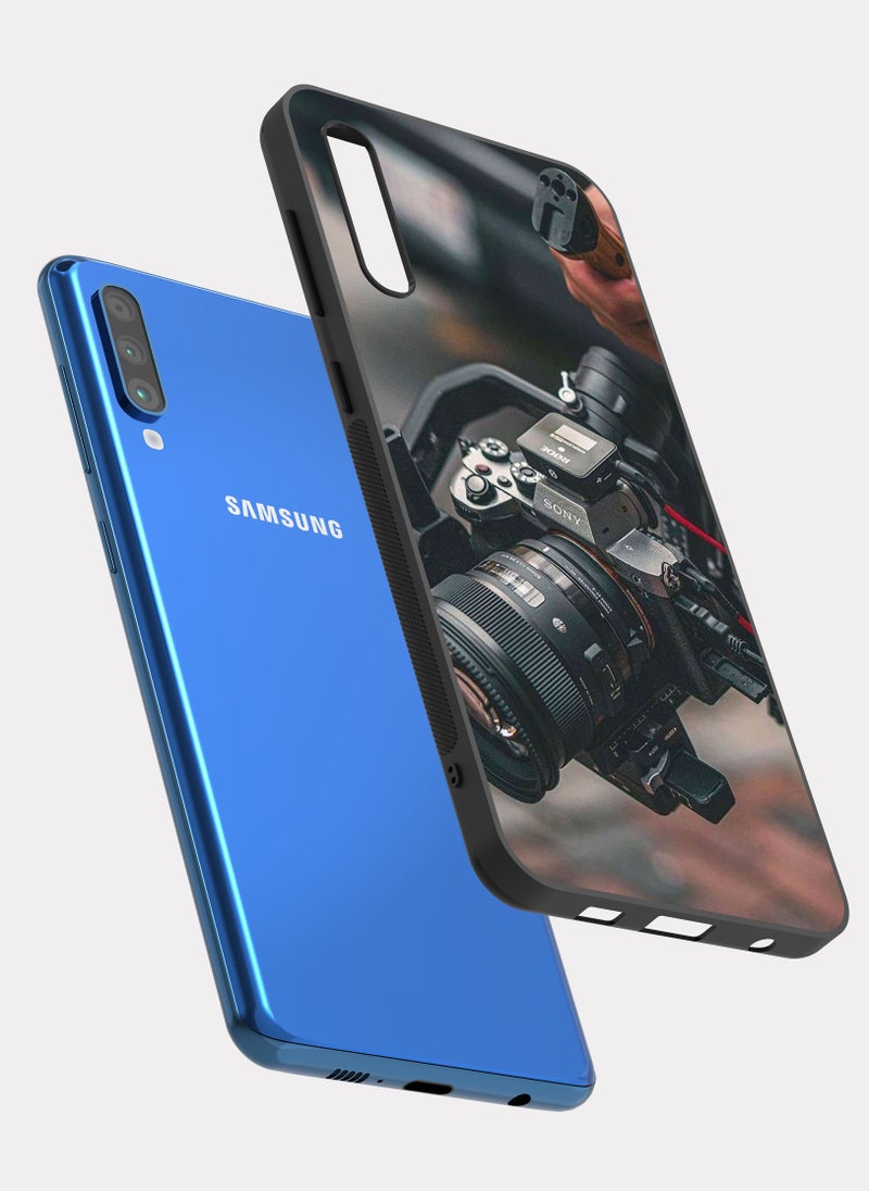 بكسلات كفر سامسونج جالكسي ايه 50 مصور كاميرا مخرج رمادي - Image 2