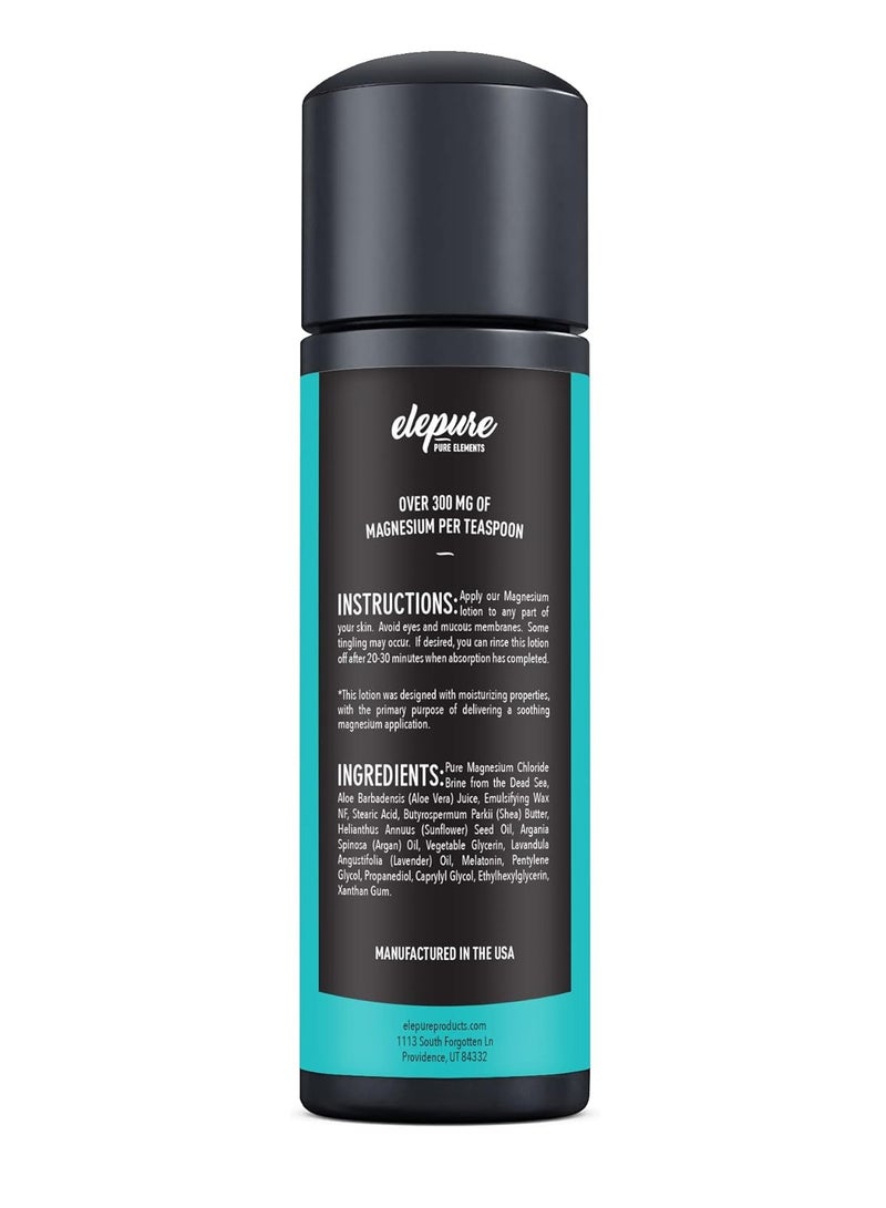Elepure Natural Magnesium Lotion - Highest Potency 8 oz - Image 2