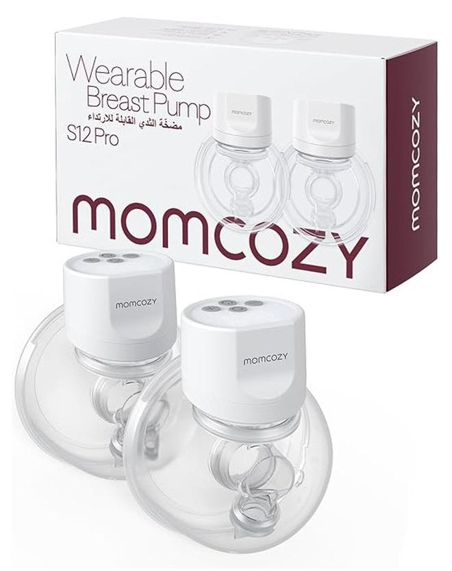 Momcozy S12 Pro Hands-Free Breast Pump Wearable, Double Wireless Pump with Comfortable Double-Sealed Flange - Image 1