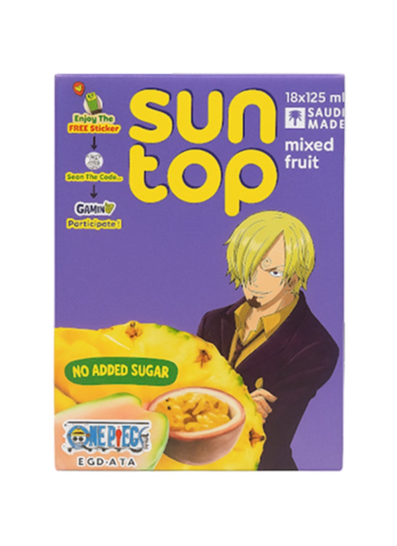 Suntop Mixed Fruits Drink 18x125ml - Image 2