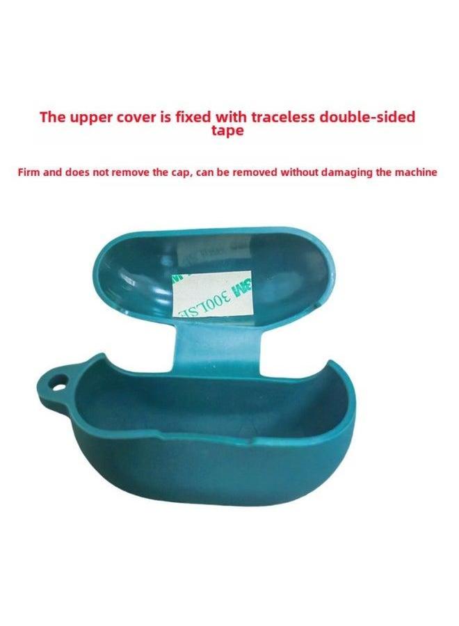 For Huawei Freebuds Pro3 Wireless Bluetooth Headset Protective Case Soft Silicone Solid Color-Color:Dark Night Green + Hook Single Opp-Model:Huawei Pro3/pro4 Neutral (excluding Headphones) The Upper Cover Is Fixed With Double-sided Tape By Default - Image 4