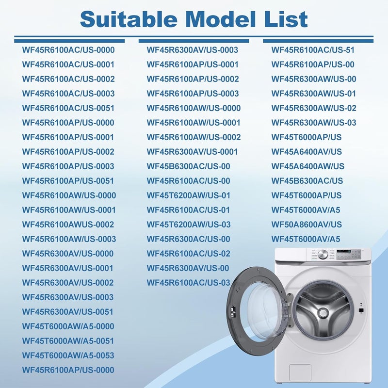 Cylrod Upgrade DC64-03788A Washer Door Boot Seal for Samsung Washers - Image 3