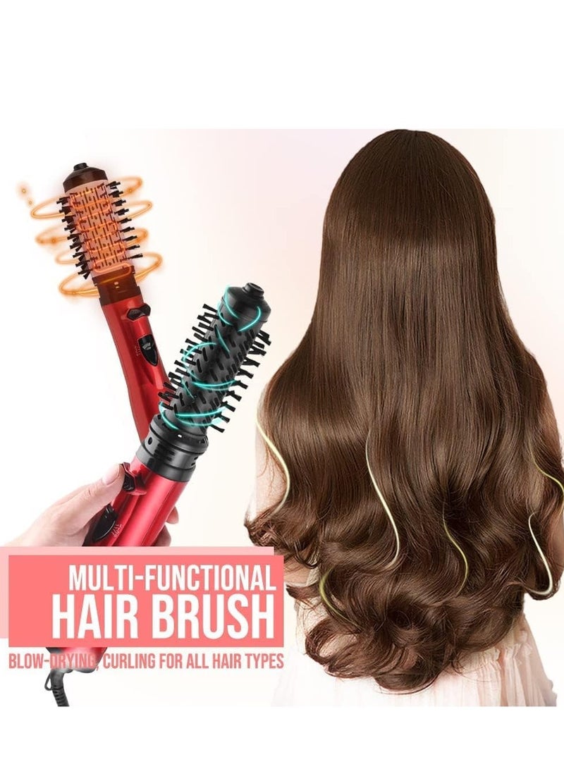 2-in-1 Hot Air Styler  Swivel Hair Dryer, 1200W Air Wrapped Hair Stylist, Rotating Curling Maker with 2 Interchangeable Brushes for Dry, Curly, Supple Hair - Image 3