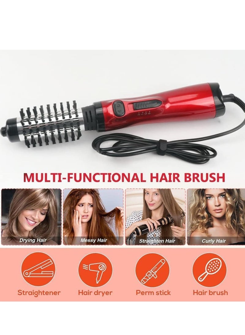2-in-1 Hot Air Styler  Swivel Hair Dryer, 1200W Air Wrapped Hair Stylist, Rotating Curling Maker with 2 Interchangeable Brushes for Dry, Curly, Supple Hair - Image 5