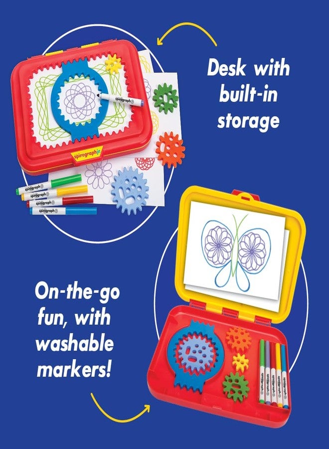 Spirograph Jr. - Jumbo Sized Gears Classic Retro Toy For Spiral Drawing Art Design Toy Kit for Smaller Hands - For Kids Ages 3 and Up - Image 3