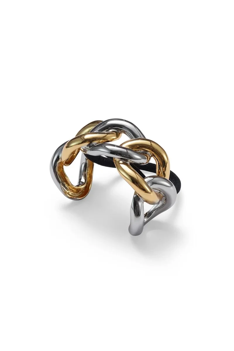 LELET NY Lustrous Sculptural Mixed Tonal Hair Cuff