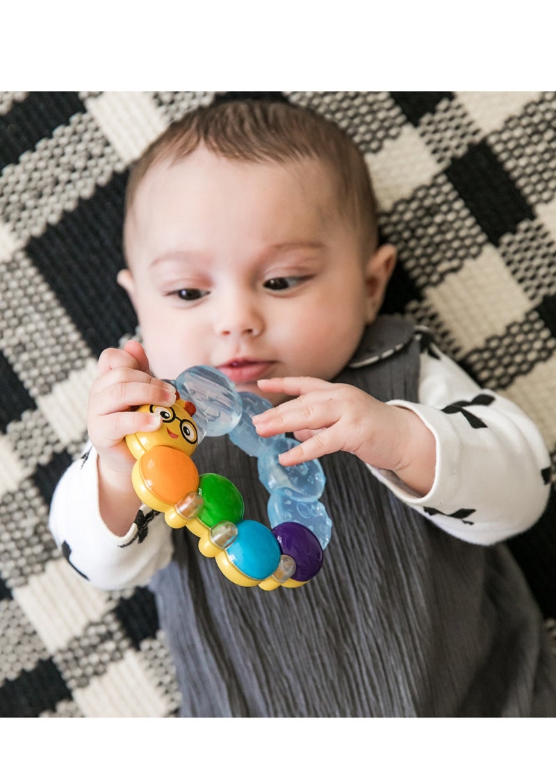 Baby Einstein Teether-pillar Rattle Toy, Refrigerated Water-Filled Soothing Teether, Easy-Grip Design, Ages 3 Months+ - Image 2
