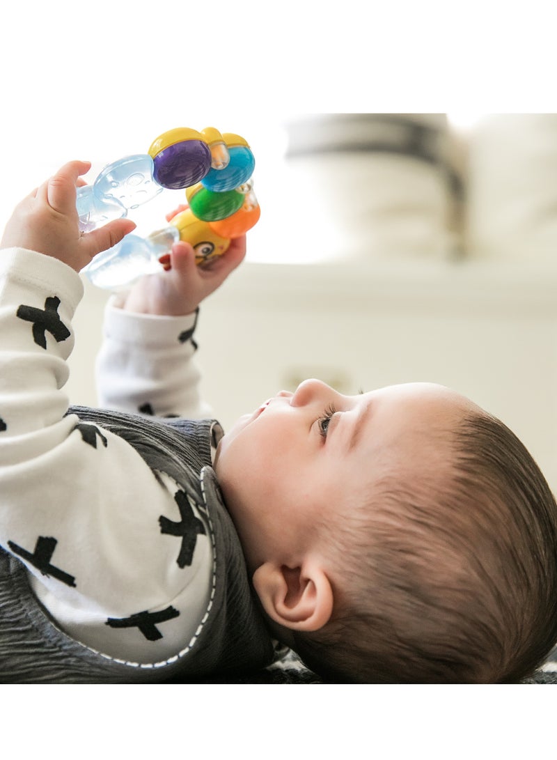 Baby Einstein Teether-pillar Rattle Toy, Refrigerated Water-Filled Soothing Teether, Easy-Grip Design, Ages 3 Months+ - Image 3