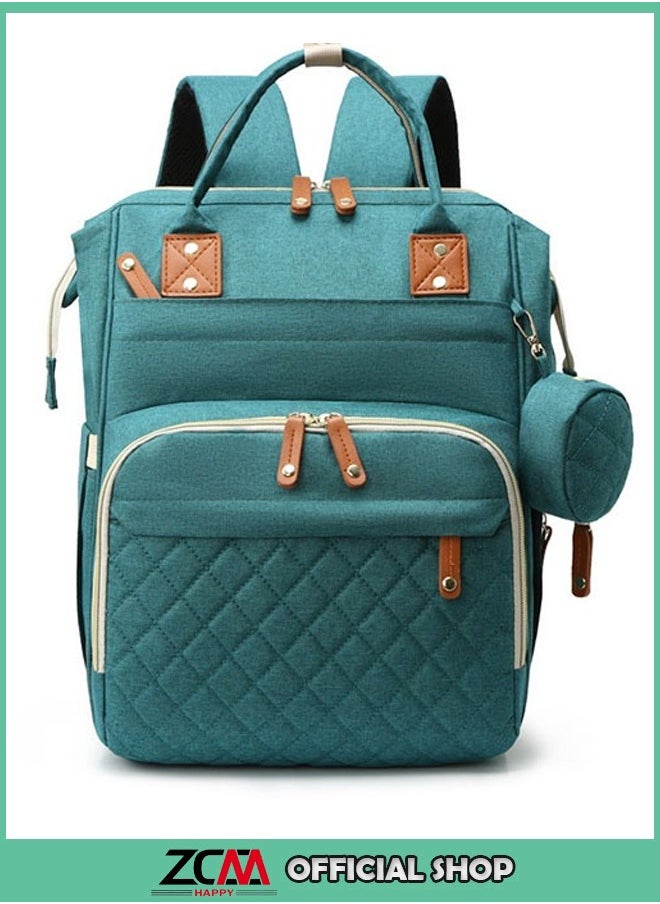 ZCM-HAPPY Diaper Bag Backpack, Multifunction Travel Back Pack Maternity Baby Changing Bags, Large Capacity, Waterproof and Stylish  - Image 1
